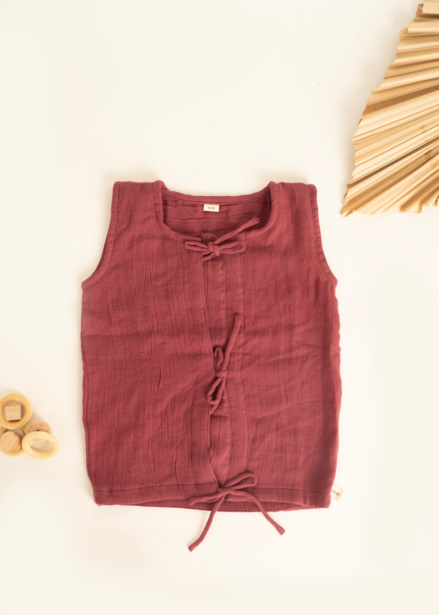 Bowen Vest- Plum, Oat, Lilac